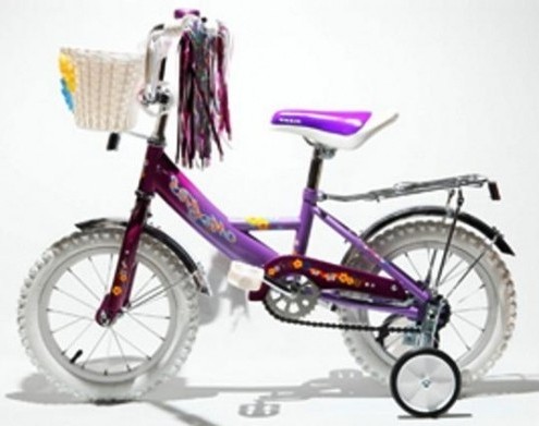 Двухколесный велосипед Velox 1401 фиолетовый